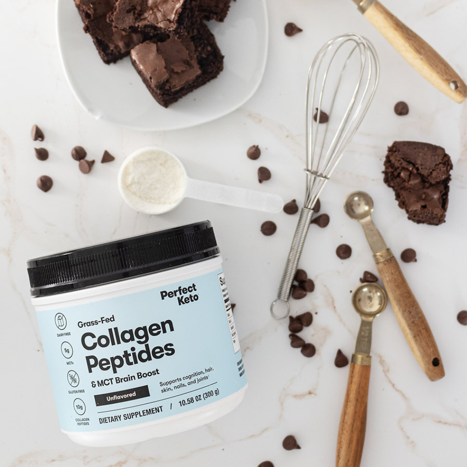 Perfect Keto - Wholesale Protein/Superfood Powder - Grass-Fed Collagen + MCT Oil, Dairy Free, Coffee Creamer11