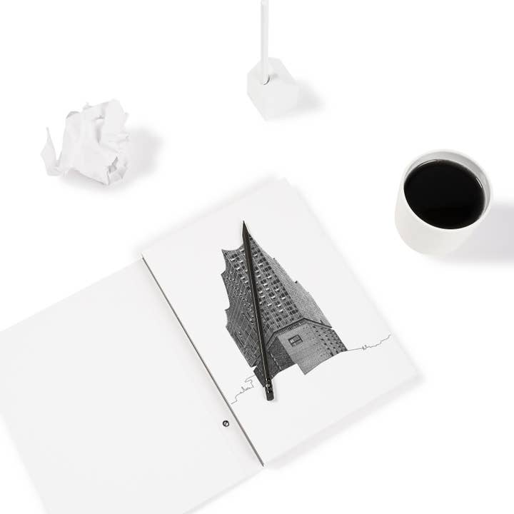 Cinqpoints - Wholesale Sketchbook/Sketchpad - Sketch book with white paper and black pen- Christmas Gift