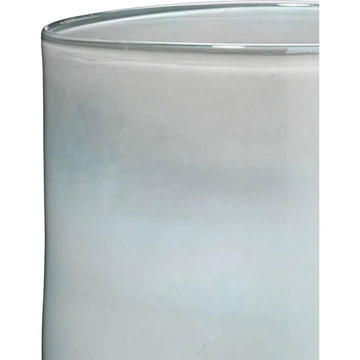 LOOMLAN - Wholesale Vase - Light Blue Glass Vapor Vase 11"