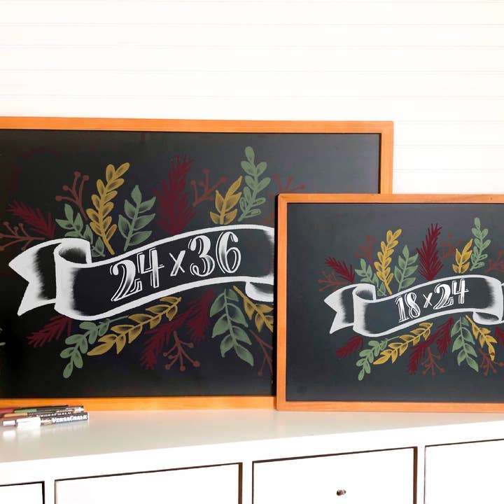 VersaChalk - Wholesale Chalkboard - Wood Framed Chalkboard + Fine Tip White Marker2