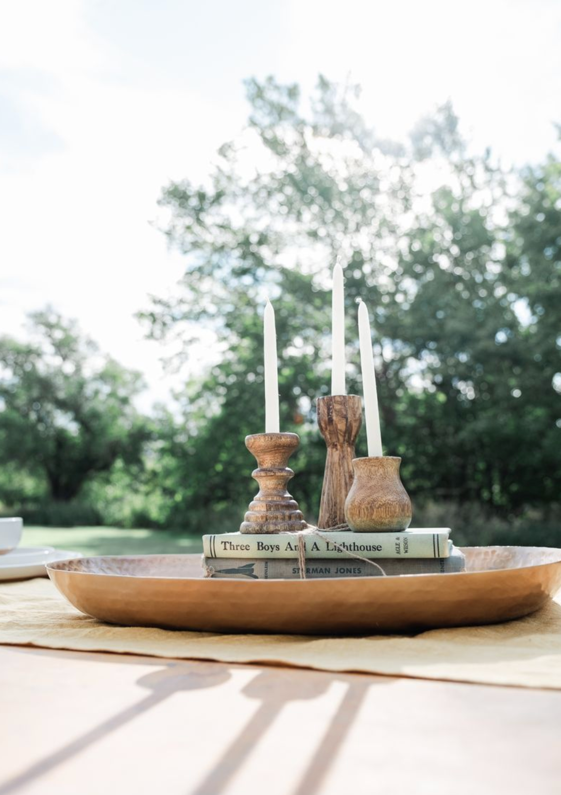 Made Market Co. - Vente Décorations de table - Lot de 3 livres vintage décoratifs - Couleurs fraîches6