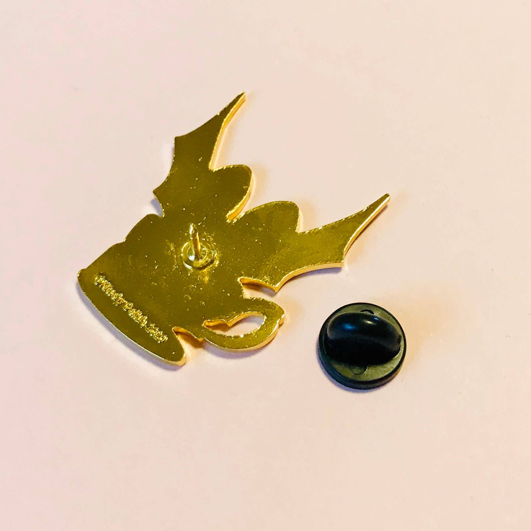 Kitschy Delish - Wholesale Lapel Pin/Button - Bat + Tea soft enamel pin!2