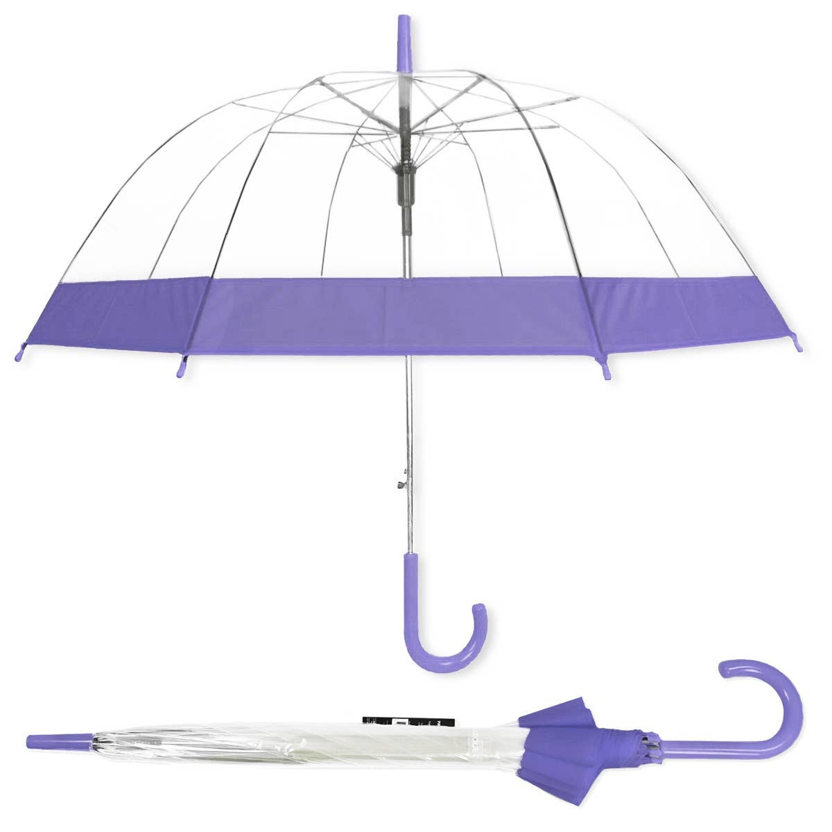 Selini New York - Wholesale Umbrella - Women's - See-Thru-Bubble Wind-Resistant Premium Clear Umbrella-UC182