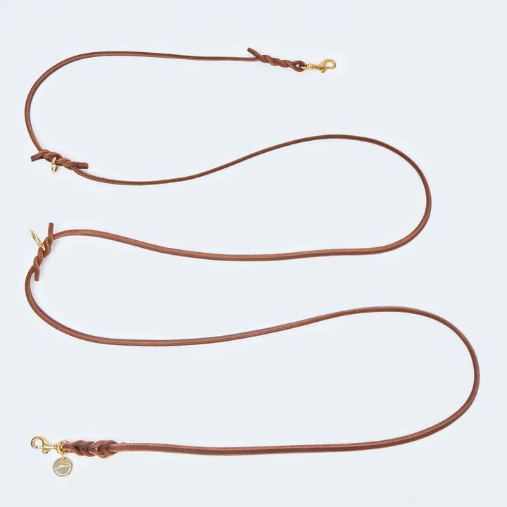 ​​Leopold's Finest for dogs - Wholesale Pet Leash - Dog - Adjustable lead leash made of greased leather26