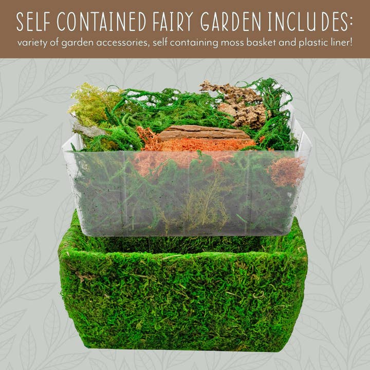 Kurated Korner – wholesale Terrarium – Esterno DIY Torkad Mossa Förtrollat Landskap Terrarium Startpaket