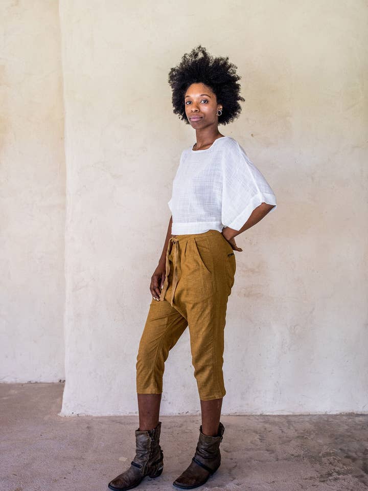 IDIS - Wholesale Blouse – Women’s - Kimono Crop - White4