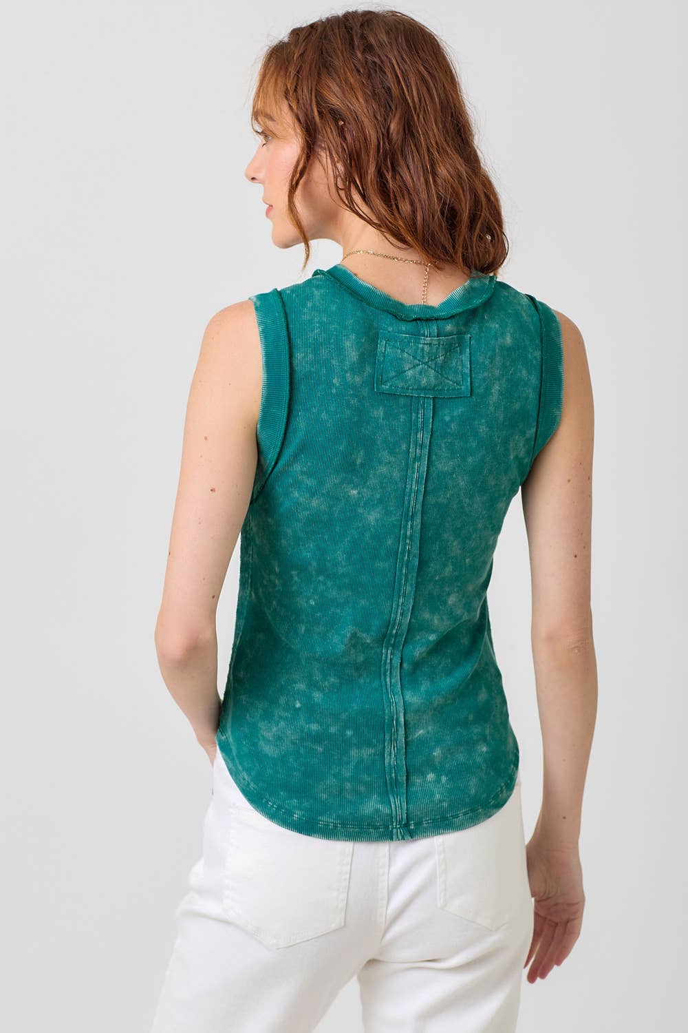 Mystree - Wholesale Tank Top - Women's - 60556 Exposed Seaming Ribbed Tank18