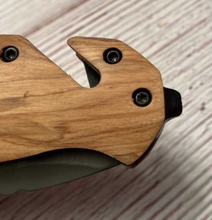 Quail Tail Laser Art - Wholesale Pocket Knife/Holder - Grouse Hunting Knife5