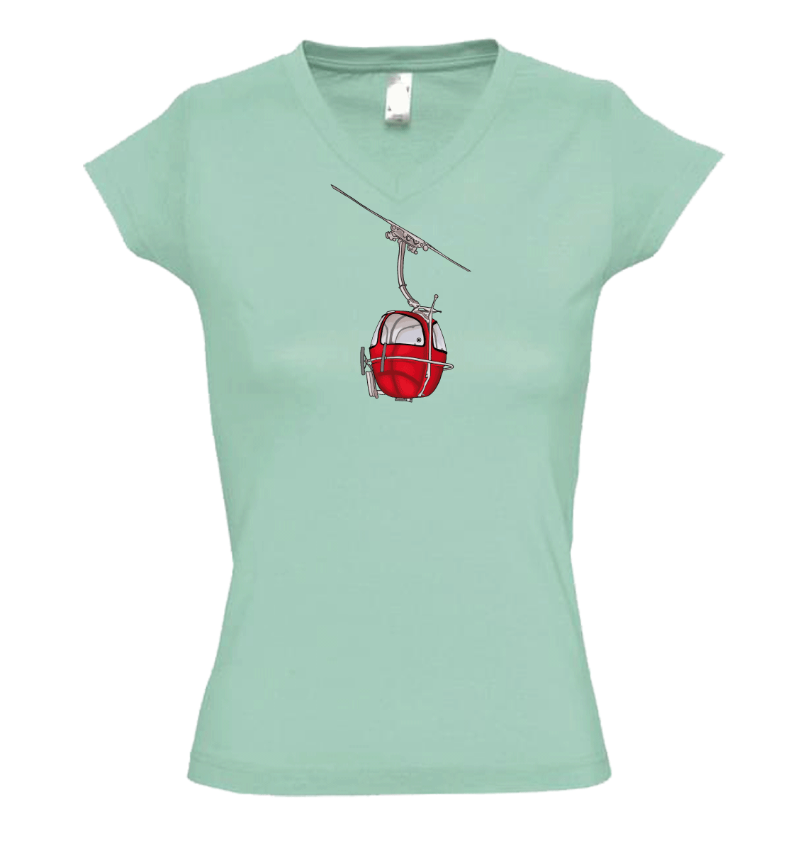 Hot Savoie 74 - Wholesale Screen Printed T-Shirt - Women's - Women's T-shirt - Gondola5