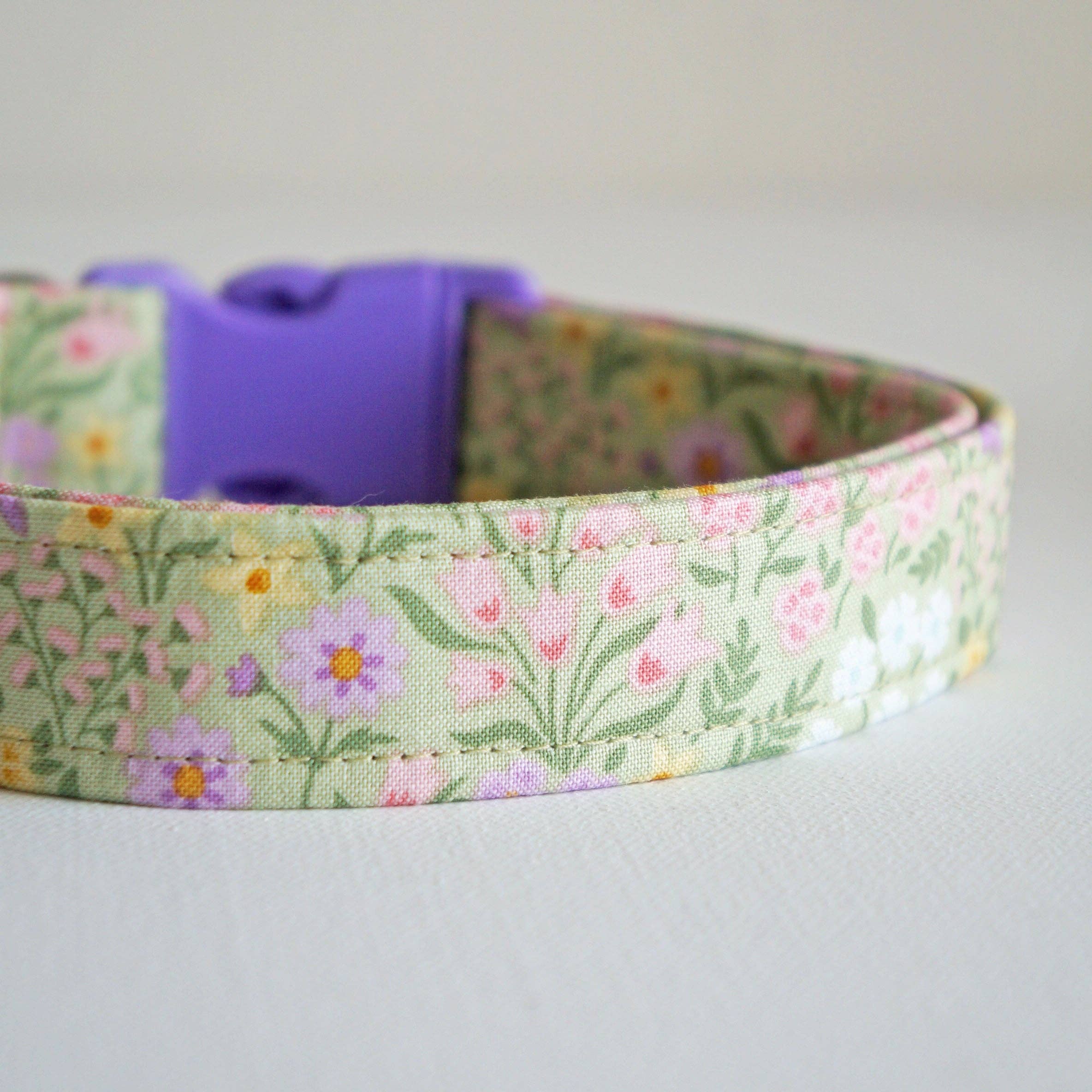 kiwi & WILLOW - Wholesale Pet Collar - Dog - Lilac Garden Dog Collar4
