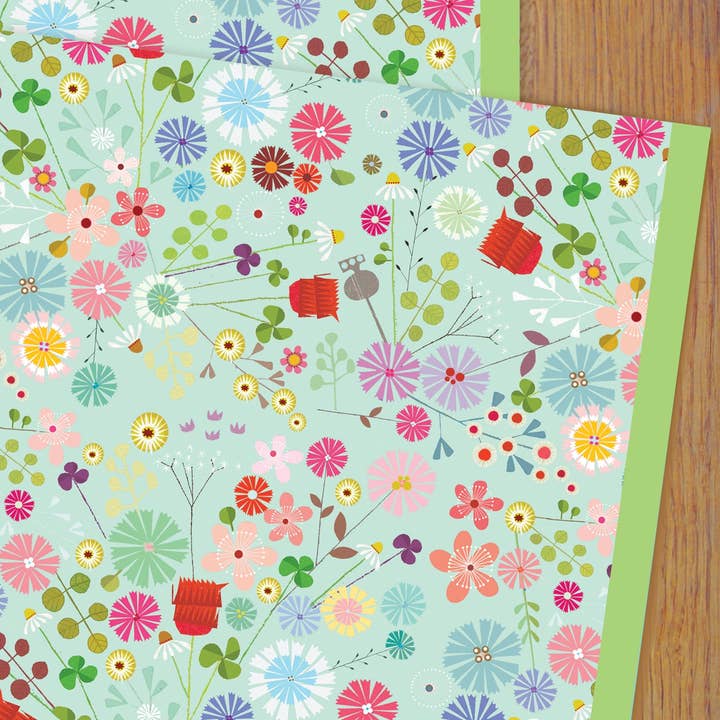 Kali Stileman Publishing - Vente Feuille de papier cadeau - Papier d'emballage cadeau floral WP98