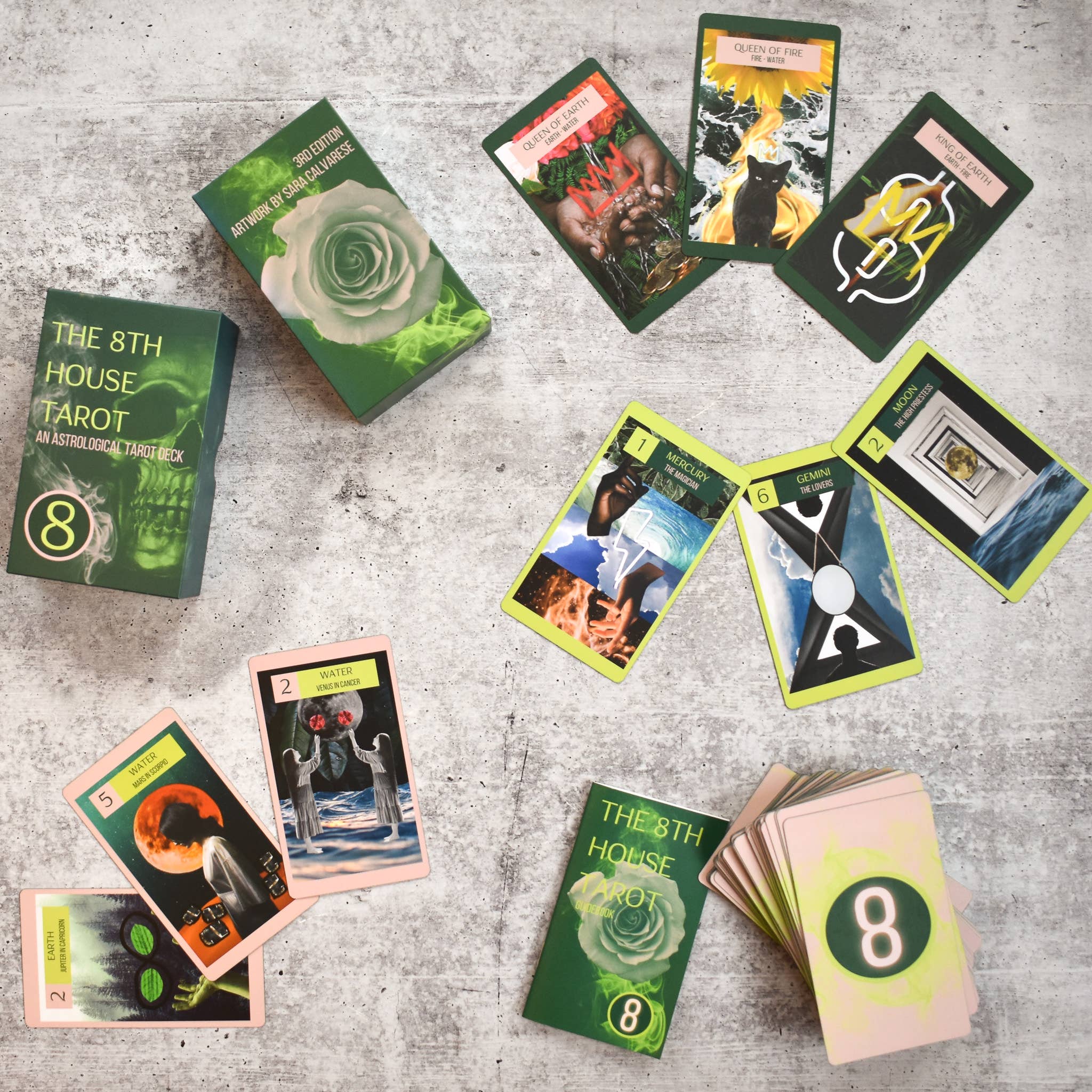 The 8th House - Vente Cartes de tarot - Le Tarot de la 8e Maison - Un jeu de tarot astrologique (3e éd.)1