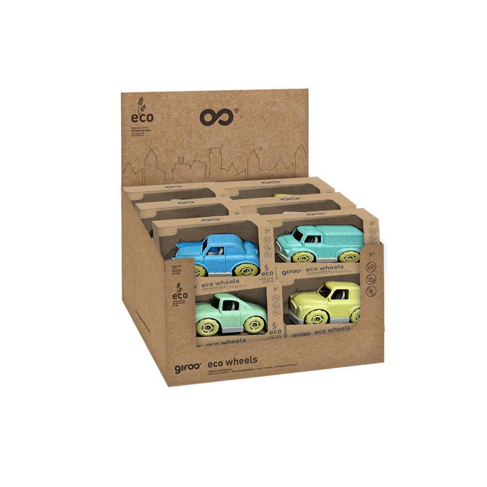 AJ Aguiar - Wholesale Toy Set - Kids - Eco Classic Retro Spinners 12 cm 6 Assorted. Dis-121