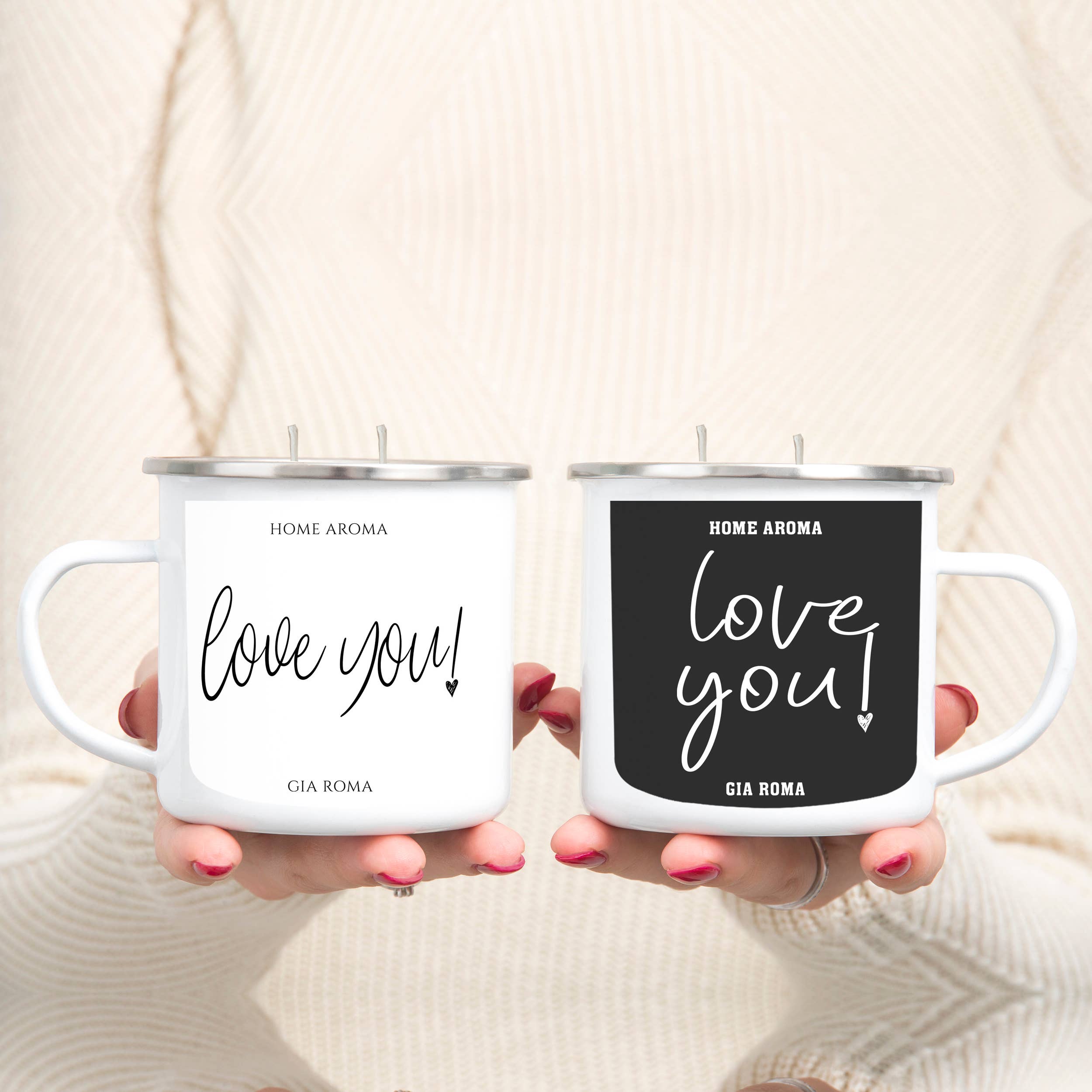 Gia Roma - Vendita all'ingrosso Candela in vasetto - Candele di San Valentino da 470 ml, regalo 'I Love You' per donne e uomini94