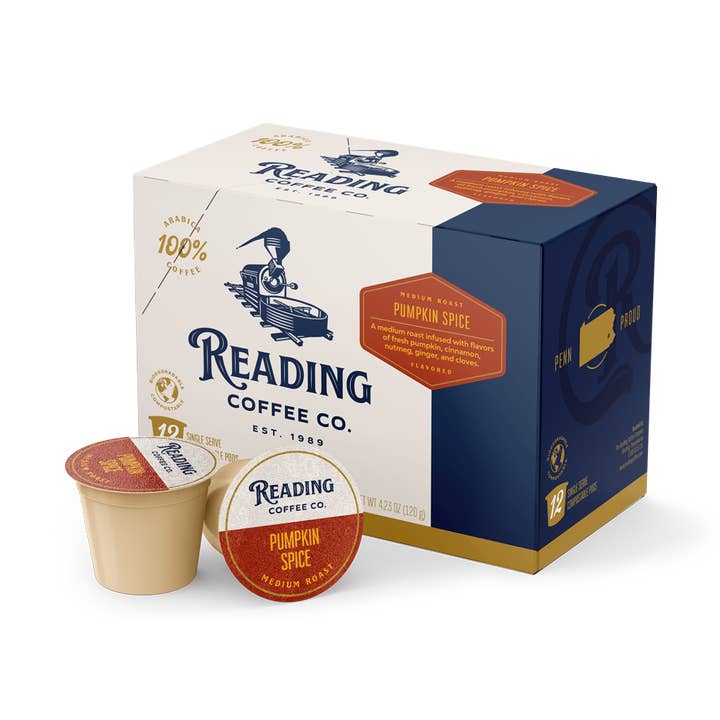 Pumpkin Spice K-Cup for wholesale by Reading Coffee Company