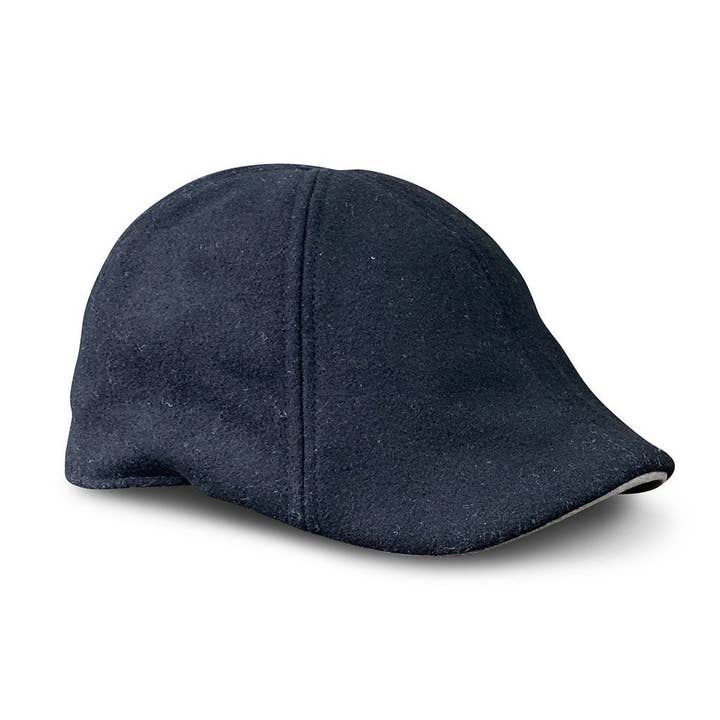 The Kenmore Boston Scally Cap - Coolidge Black & Grey Brim for wholesale by Boston Scally