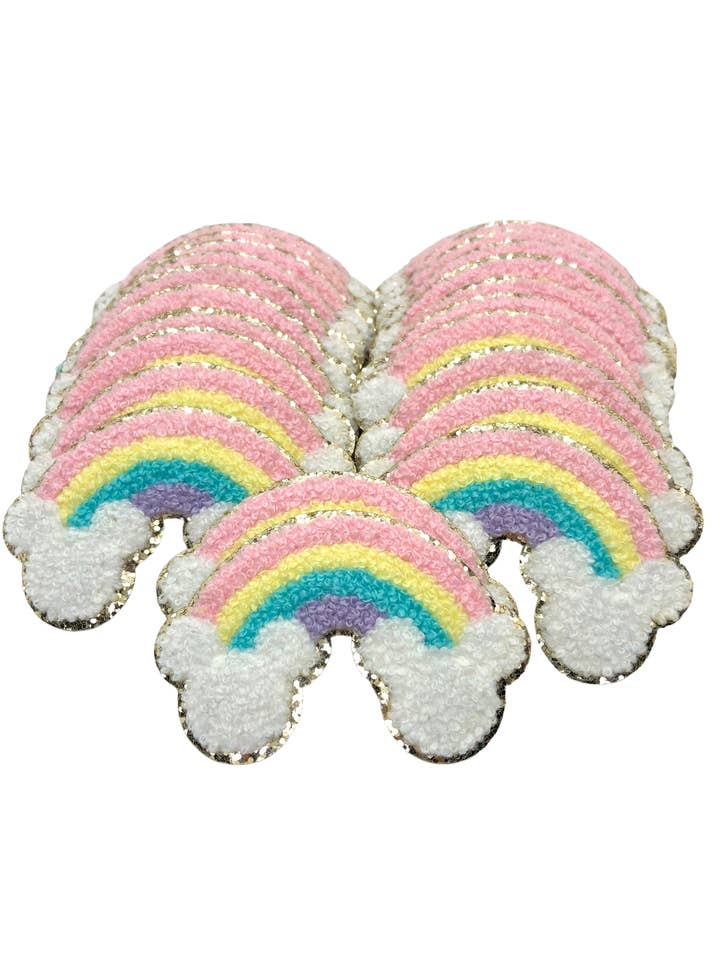 Mickey Rainbow Chenille Patch for wholesale by Sunday Honey
