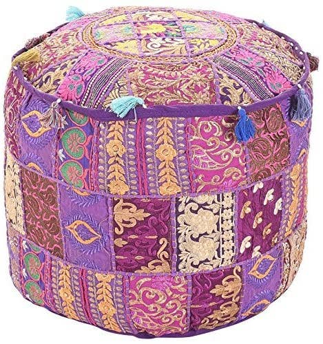 Aakriti Inc. - Wholesale Pouf - Aakriti Gallery Indian Pouf Footstool Ethnic Pouf Cover33
