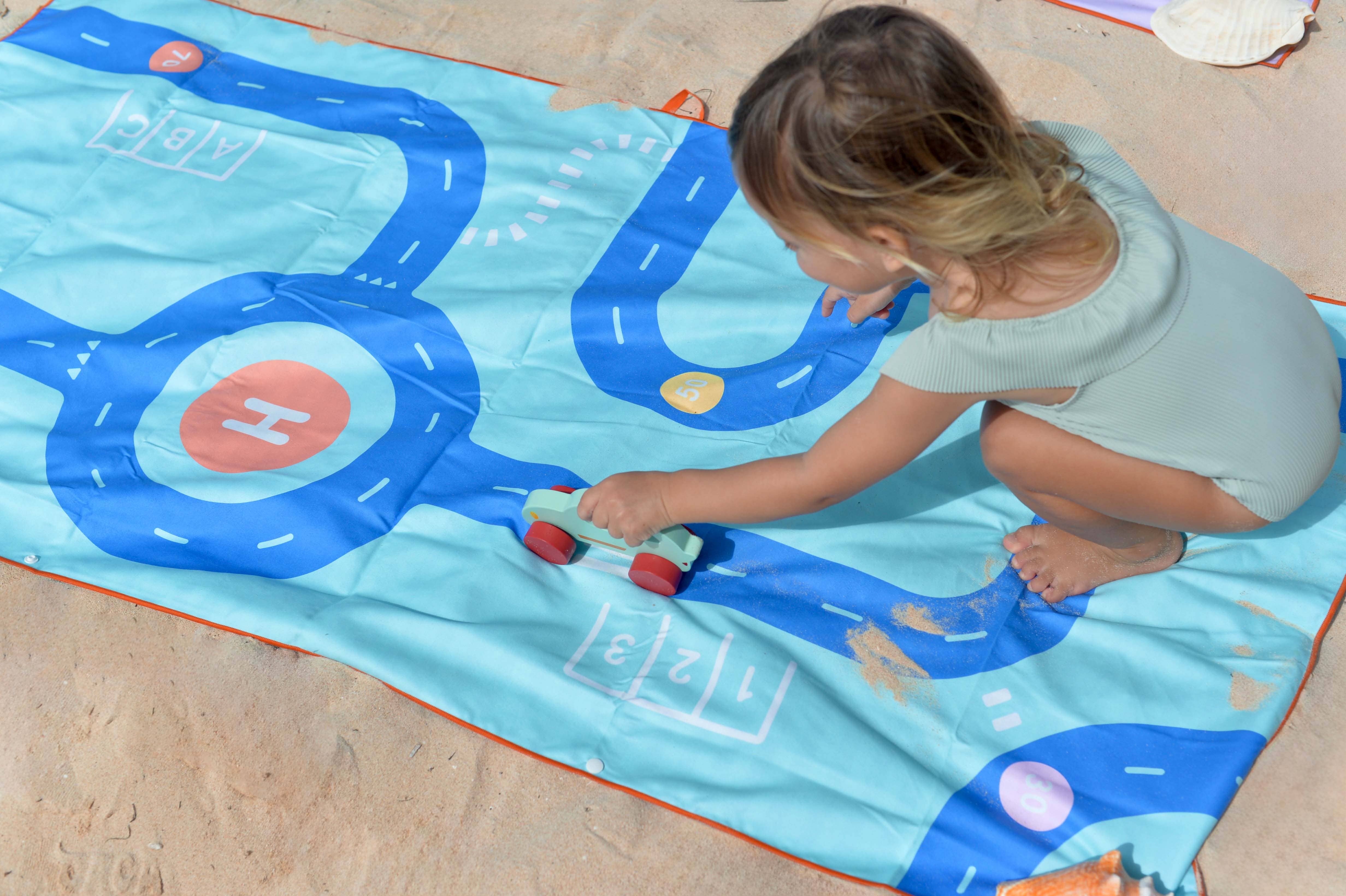 Quut Toys - Wholesale Beach/Pool Toy - Kids & Baby - Quut Play Towels-Size M, Interactive Design, Game & Patterns19