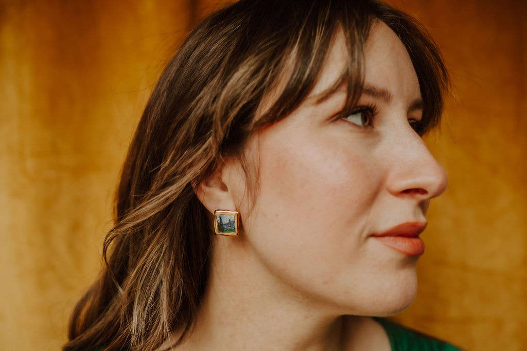 Crown & Heart – wholesale Stud/post earrings – Mini masterpiece studs17