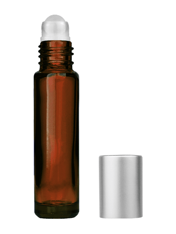 Best Bottles - Vente Supports pour huile essentielle - Bouteille cylindrique en verre ambré avec bille roulante en plastique - 9 ml6