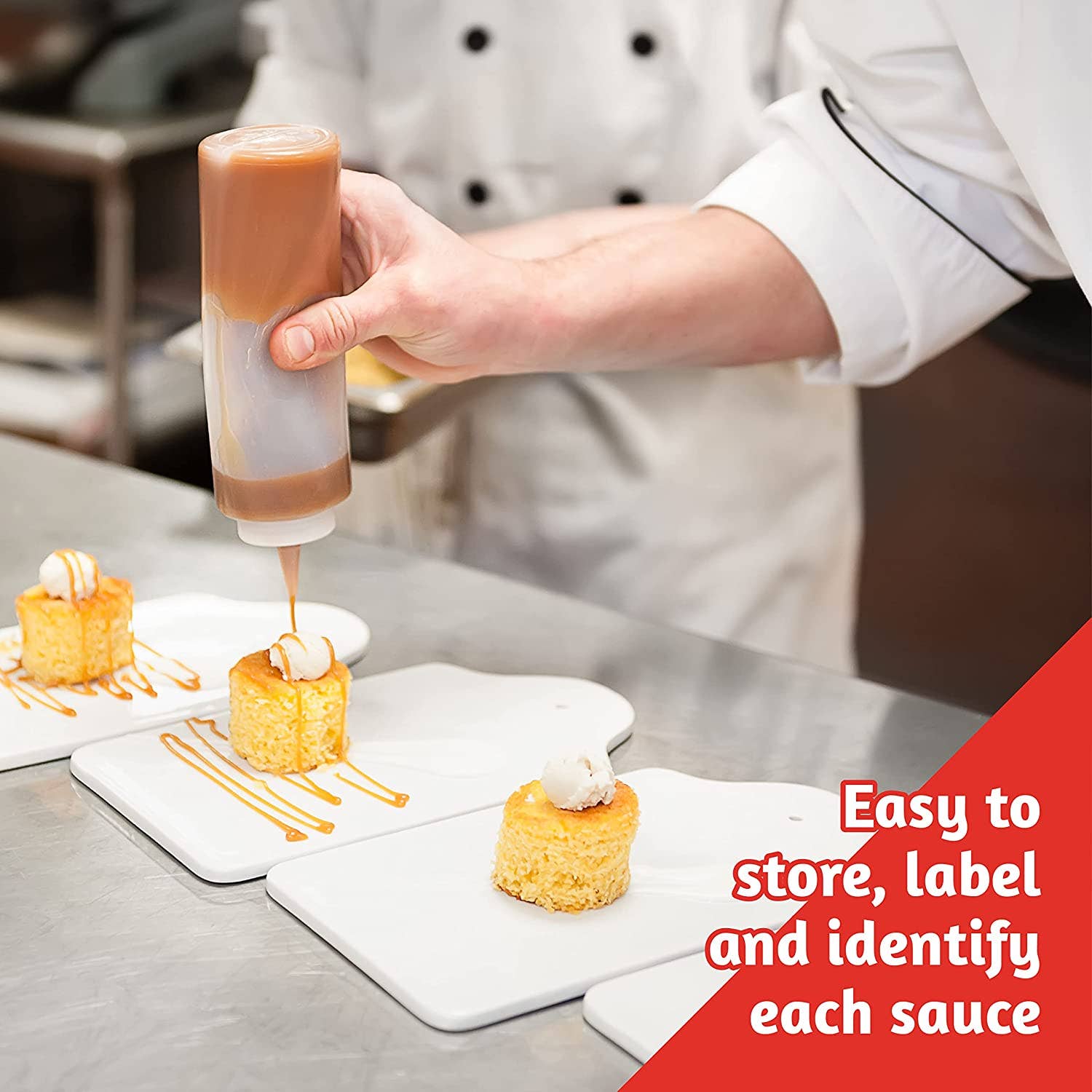 Jara Trading - Wholesale Food storage container - Plastic Squeeze Bottles for Multiple Uses6