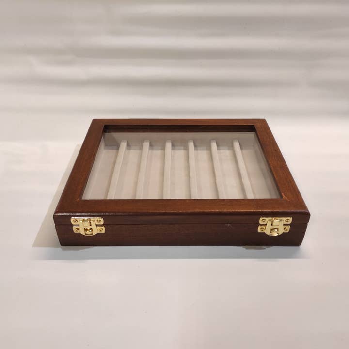 Coins&More - Wholesale Pen & Pencil Holder - Pen Box, Wood and Velvet Pencil Case