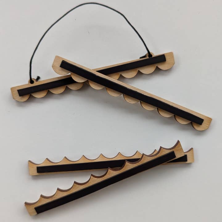 Slow Sunday - Wholesale Tapestry/Textile Hanger - A6 Mini Magnetic Print Frames - Straight, Wavy, Scalloped or Zig-Zag3