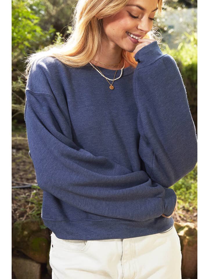 OAT COLLECTIVE - Wholesale Graphic Sweatshirt - Women's - MERRY CHRISTMAS Mid Cropped Graphic Sweatshirt14