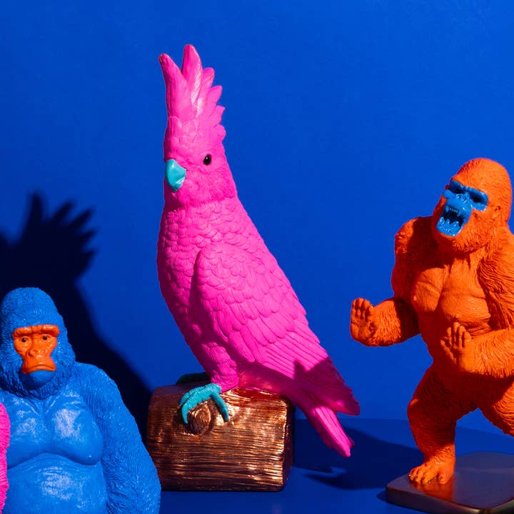 Pablo the Parrot - Hot Pink for wholesale by Little Fish CO