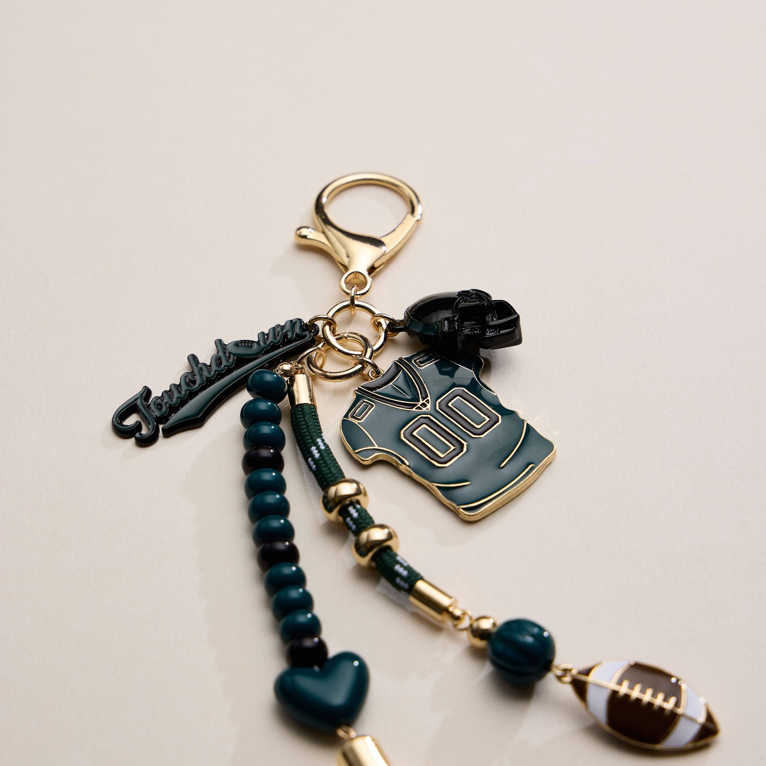 Lilla Haven - Wholesale Keychain - Women's - Gameday Football Keychain – Football Jersey, Helmet, Touchdown Charm & Tassel Bag Accessory19