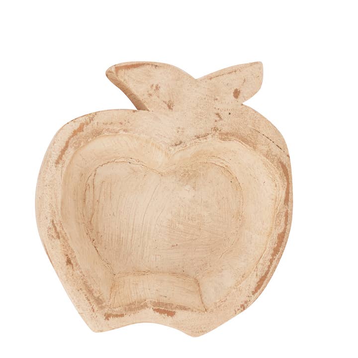My Amigos Imports - Wholesale Candle holder - Apple Dough Bowl-Candle Ready-6x7 inches-NEW-Apple4