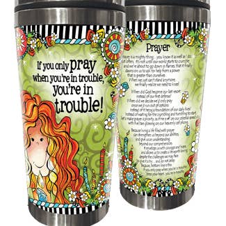 Suzy Toronto Wholesale - Wholesale Insulated Mug/Tumbler - Pray Stainless Steel Tumbler