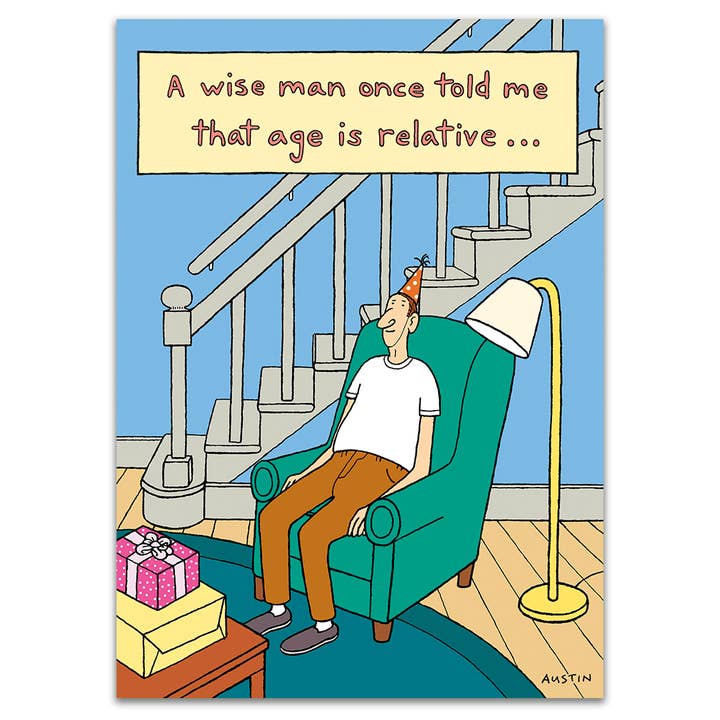 Vise Man berättade för wholesale av SNAFU Designs - Greeting Cards