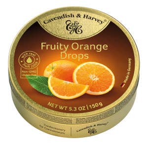 L&F Universal Goods - Wholesale Hard Candy - Cavendish & Harvey Orange Drops 12/5.3OZ0
