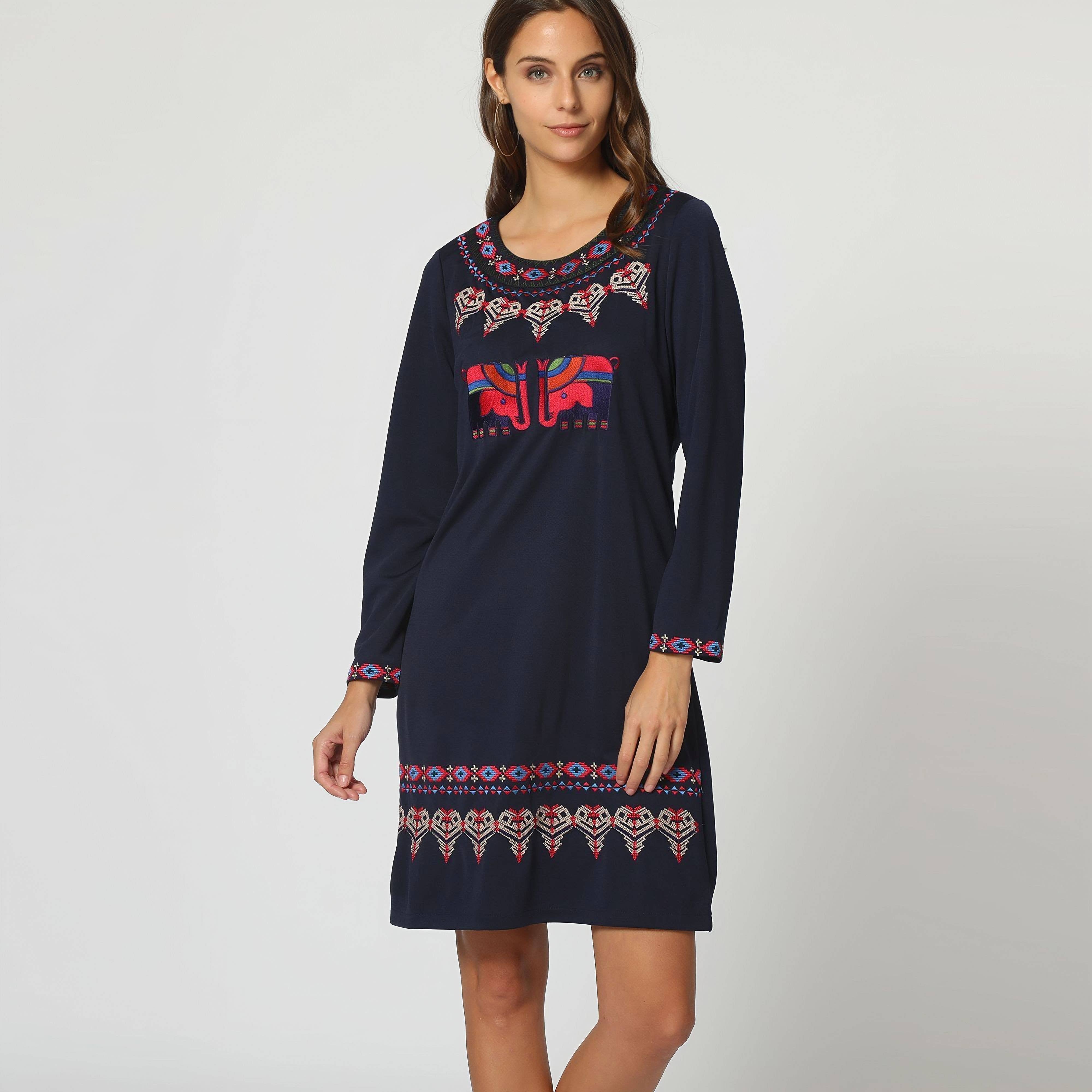 BanBat – Engroshandel Kjole - Dame – Broderet kjole - AN-1605228