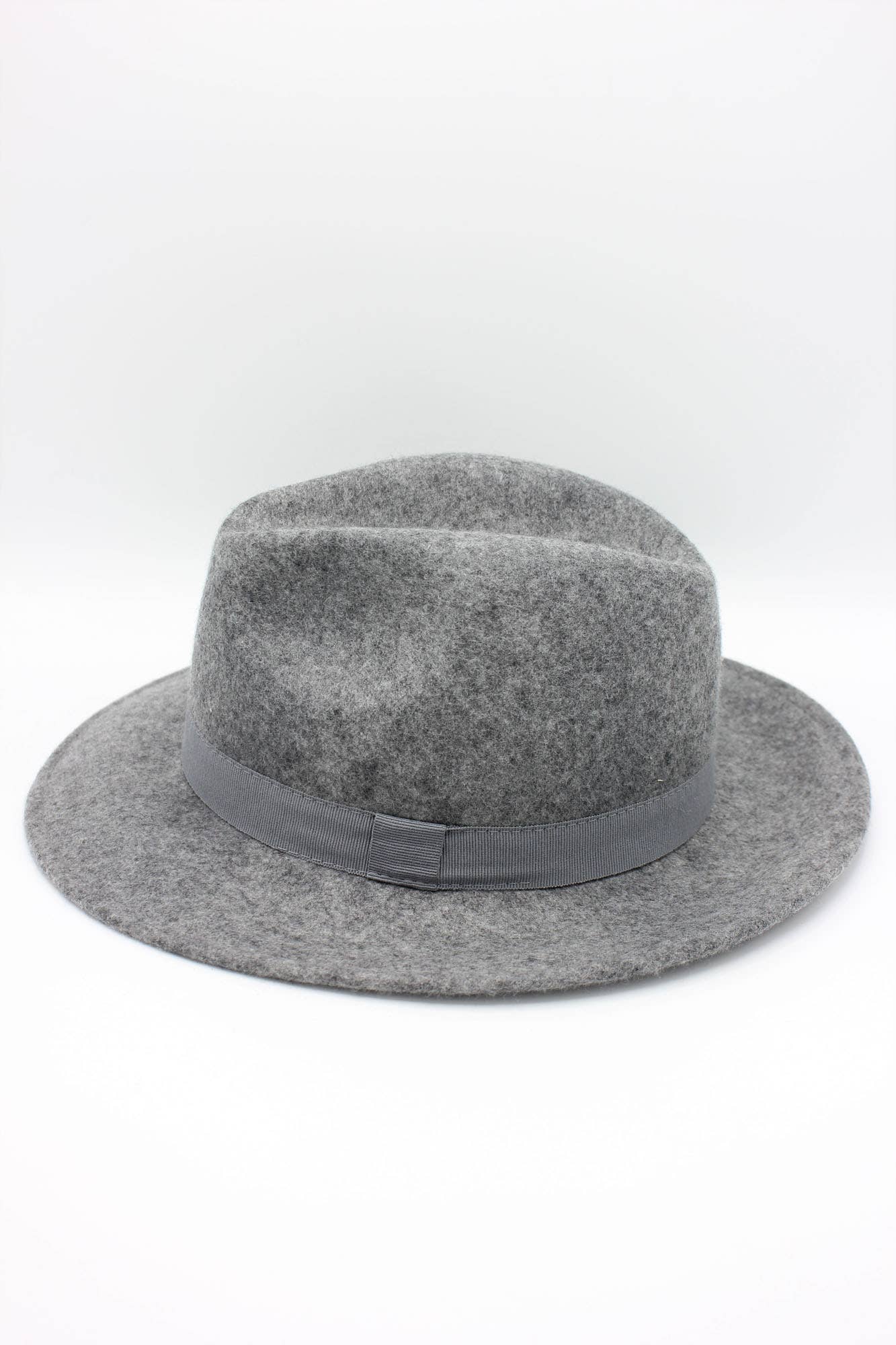Hologramme Paris - Wholesale Fedora - Unisex - Heather Classic Wool Fedora Hat with Ribbon1
