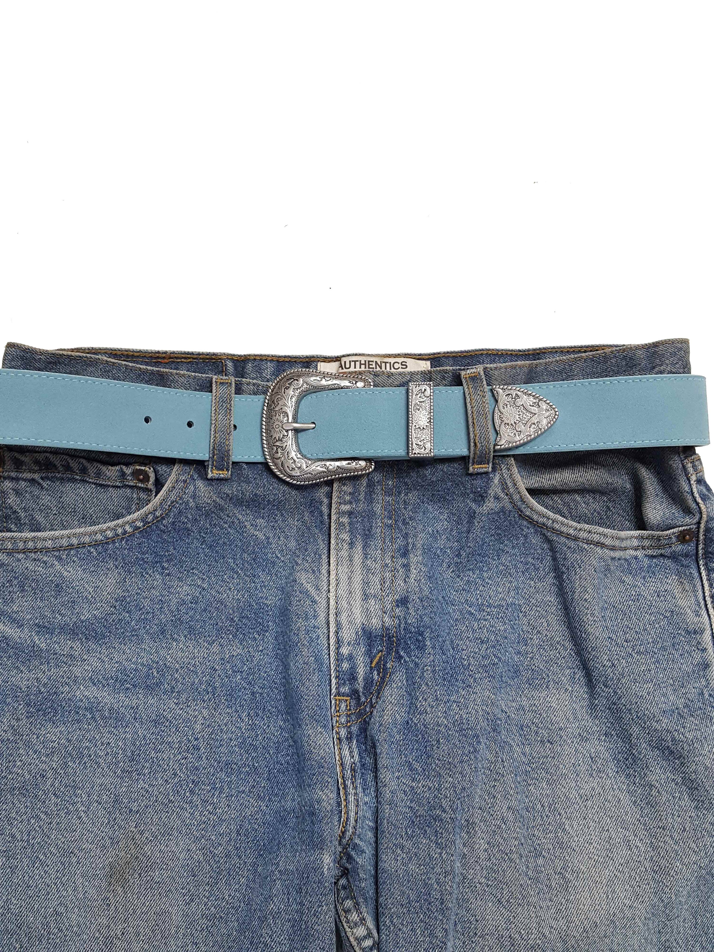 Axesoria West - Vente Ceinture – femme - Ensemble ceinture en daim véritable avec boucle western8