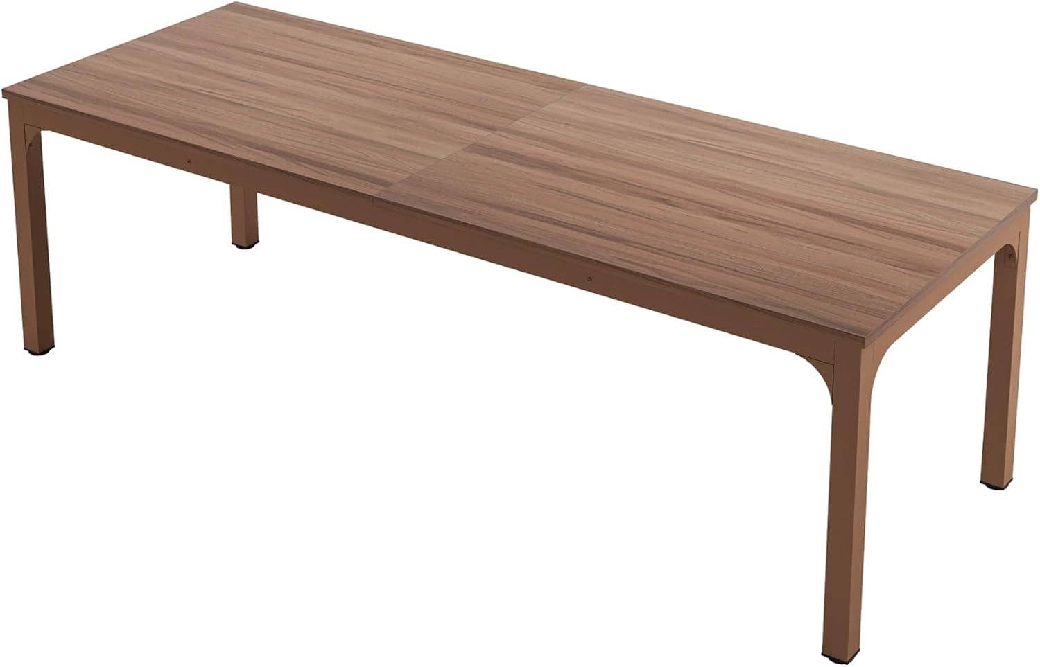 Coffee Brown 78.7 Inch Extra Long Two Person Computer Desk Home Office for wholesale on Faire6