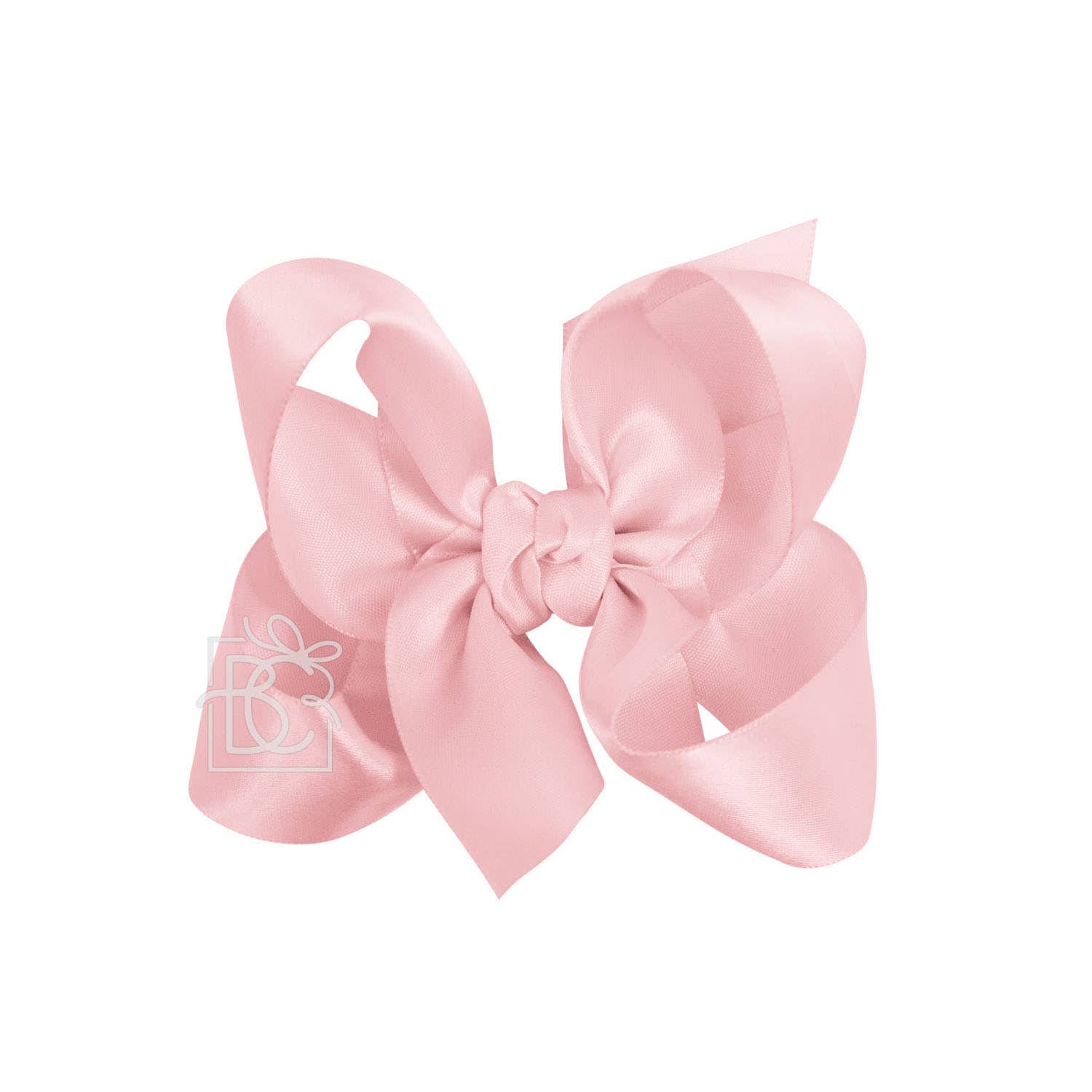 Beyond Creations, LLC - Wholesale Hair Bow - Kids - SATIN BOW ON CLIP255