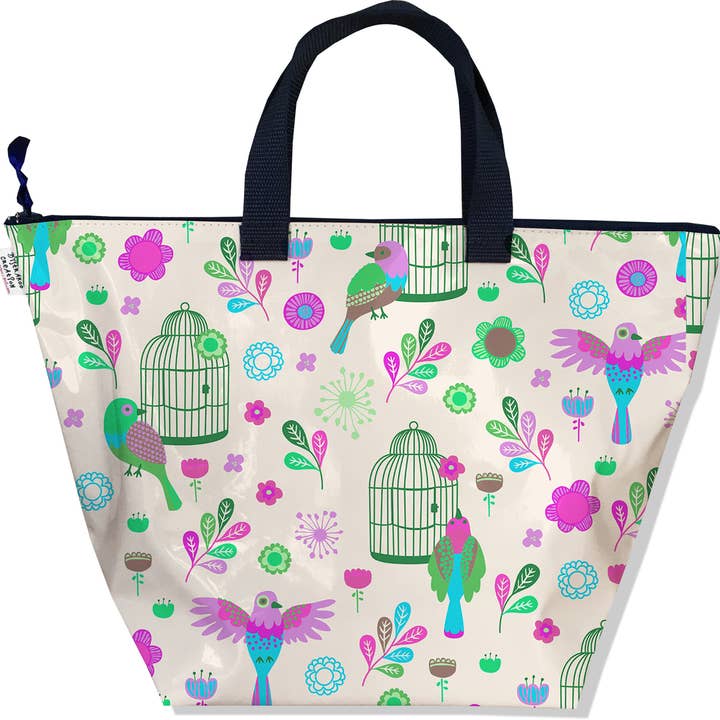 Sac à main zippé Oiseaux et cages pour la vente par BISTRAKOO