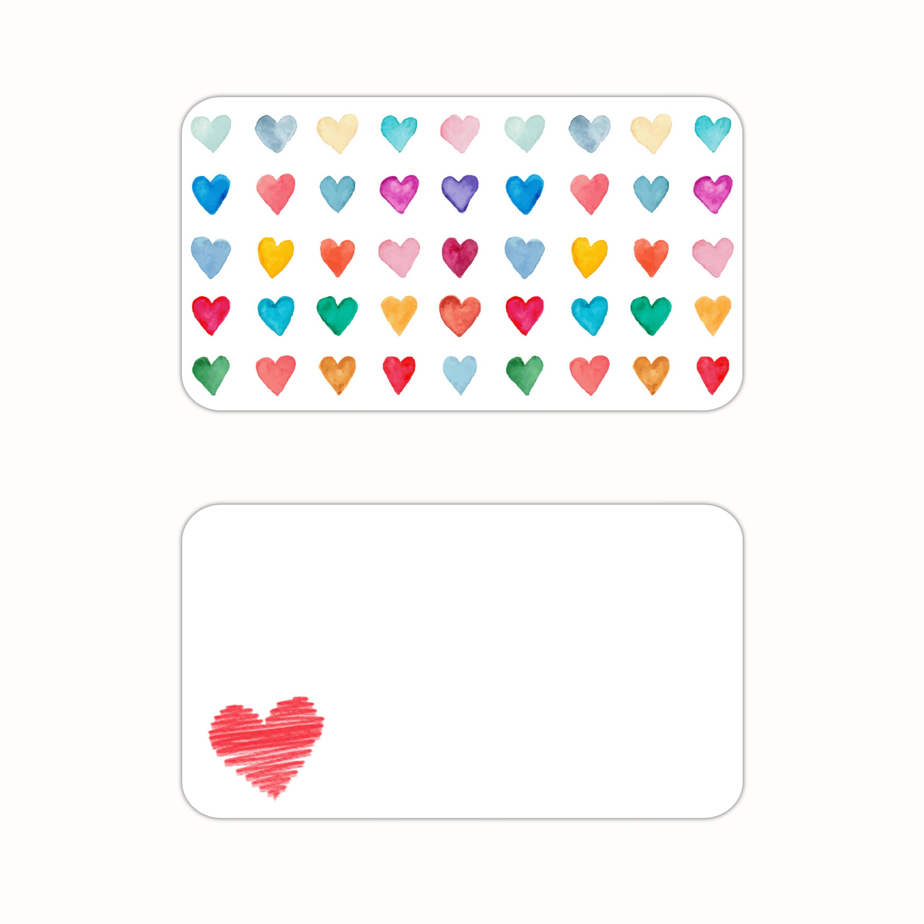 Biscotti Designs - Wholesale Stationery/Notecard Set - Hearts - Itty Bitty 20 Mini Card Set2