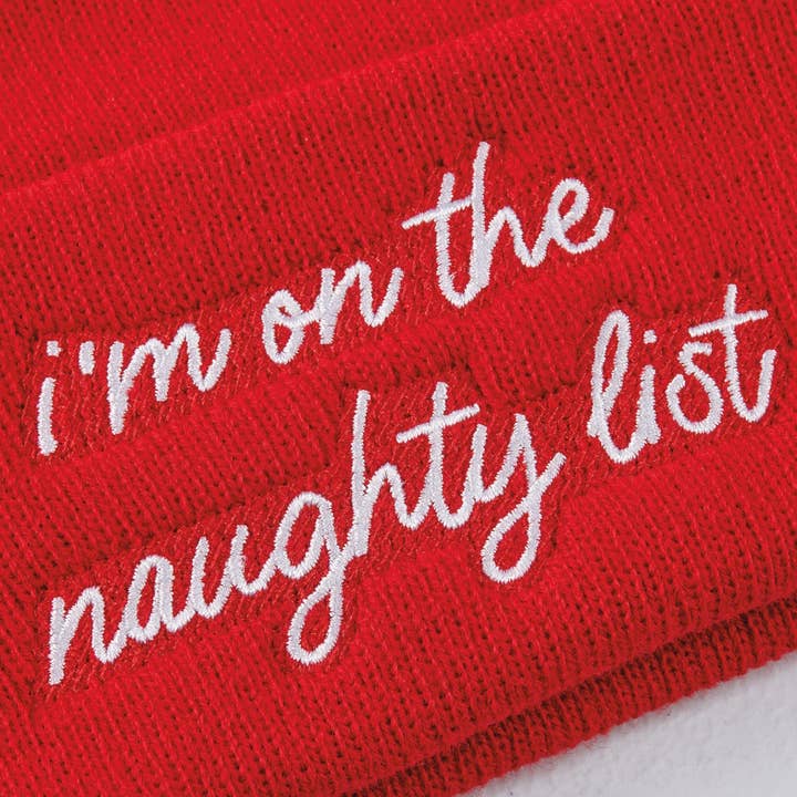 Primitives by Kathy - Wholesale Beanie - Unisex - I'm On The Naughty List Beanie2