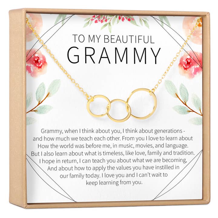 Grandmother Necklace, Multiple Styles for wholesale by Dear Ava