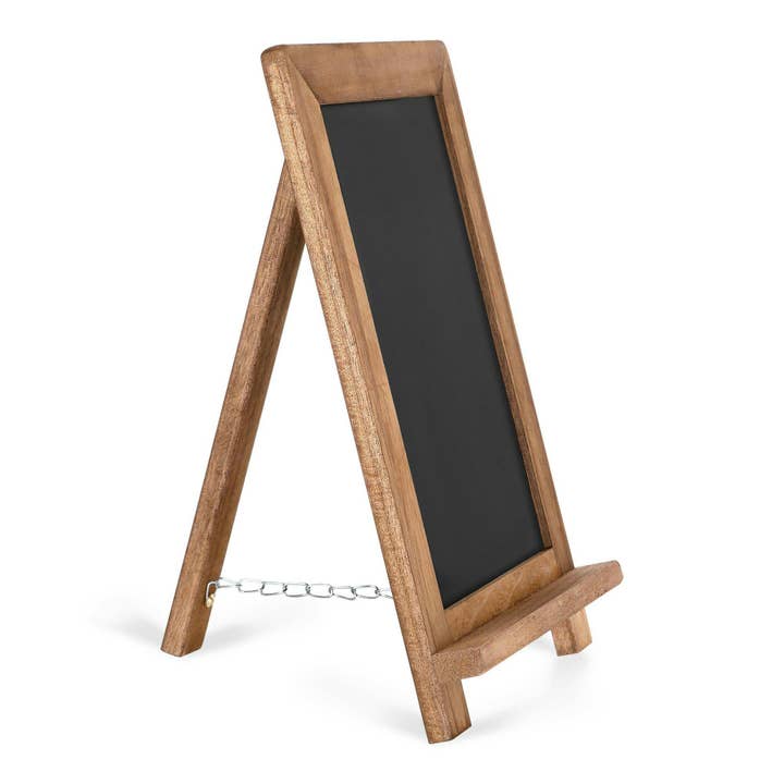 VersaChalk - Wholesale Chalkboard - Table Top Folding Chalkboard + Fine Tip White Marker