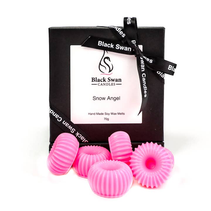 Schwarze Schwanenkerzen - Snow Angel Wax Melts für den Großhandel von Black Swan Candles