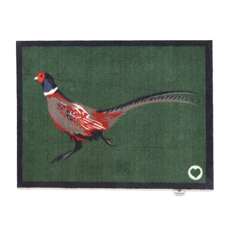 Phoenox Textiles – wholesale Door mat – Hug Rug - Pheasant 2 (Green) doormat1