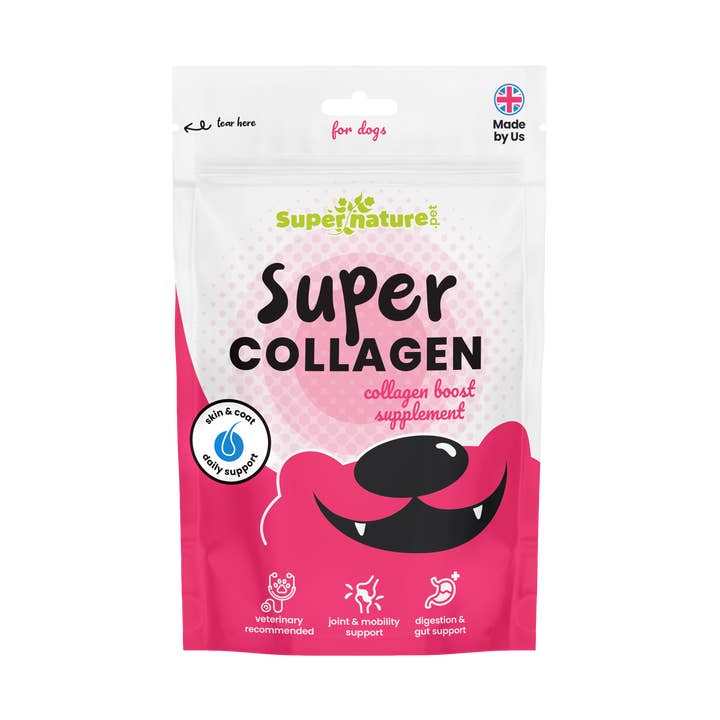 Supernature Super Collagen Boost Supplement for Dogs 250g for wholesale by Natures Grub