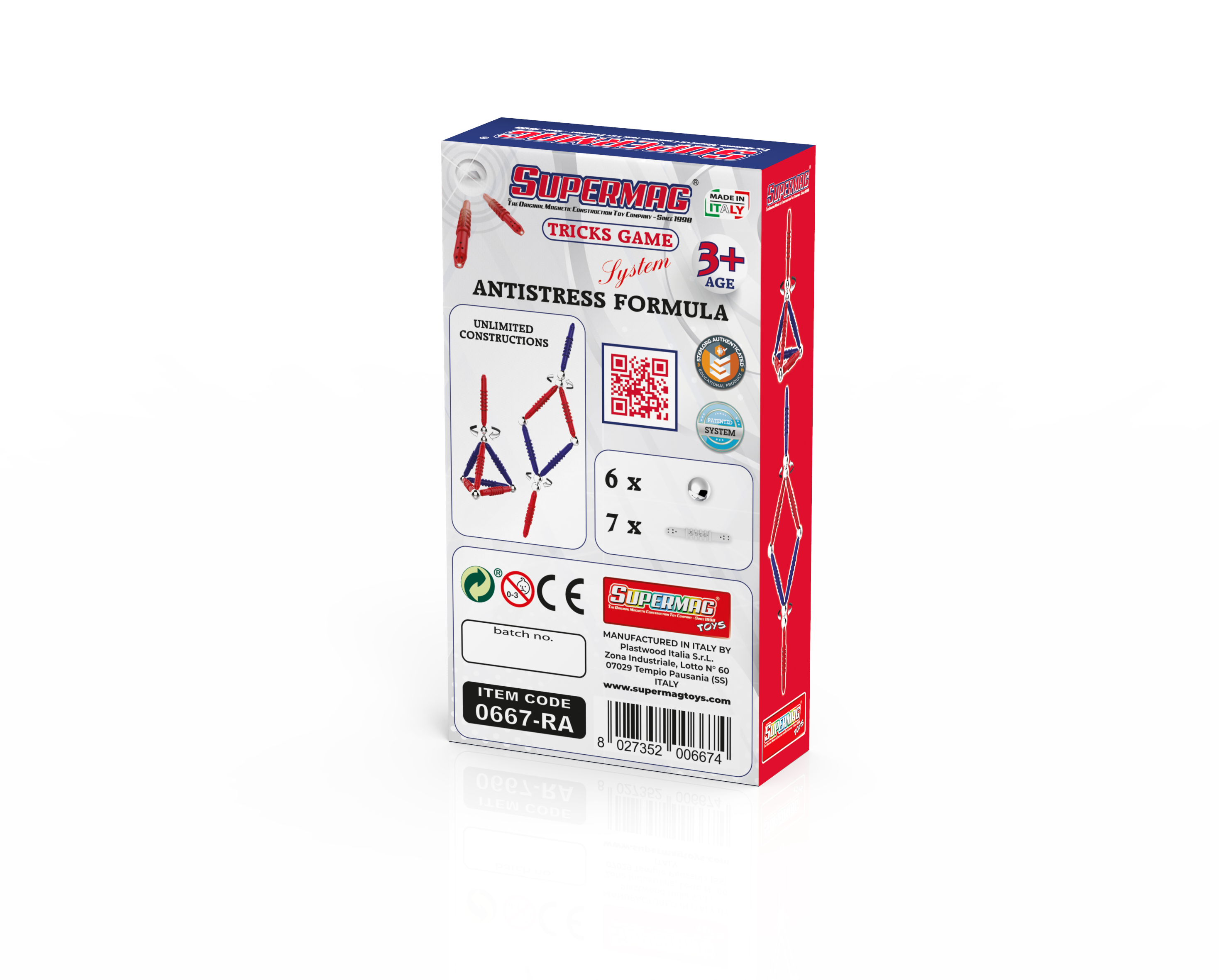 Plastwood Italia - Supermag Toys - Wholesale Classic Toy - Kids - SUPERMAG TRICK GAME SYSTEM - FULL COUNTER DISPLAY20