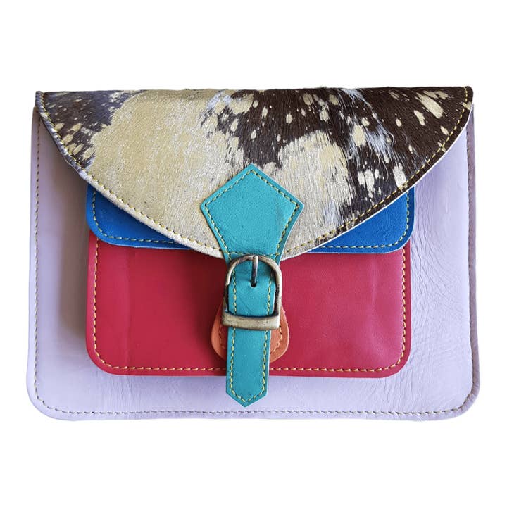 LIESZ - Vente Sac à bandoulière – femme - Sac en cuir à imprimé animalier Novi3